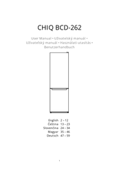 ChiQ BCD-262 Benutzerhandbuch