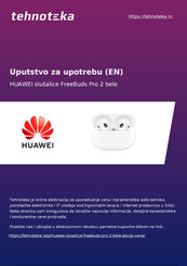 Huawei FreeBuds Pro 2 Schnellstartanleitung