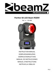 Beamz professional Panther 60 LED Beam RGBW Gebrauchsanleitung