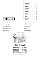 Vetus EAIR070 48 VDC Benutzerhandbuch