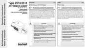 bürkert 2510 Betriebsanleitung