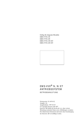Emotron EMS-VVX 4N/ET Betriebsanleitung