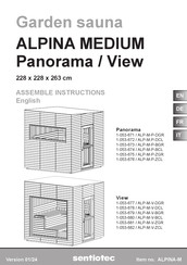 Sentiotec ALPINA MEDIUM View ALP-M-V-ZCL Montageanleitung