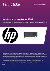 HP nVidia RTX A2000 GDDR6 Schnellstartanleitung