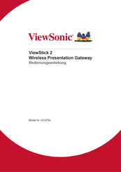 ViewSonic VS16704 Bedienungsanleitung
