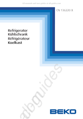 Beko CN 136220 X Bedienungsanleitung