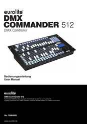 EuroLite DMX Commander 512 Bedienungsanleitung