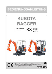 Kubota KX 41-3 Bedienungsanleitung