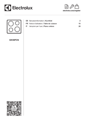 Electrolux GK58PCN Benutzerinformation