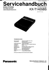 Panasonic KX-T1405BS Servicehandbuch