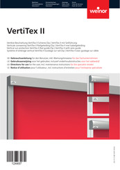 weinor VertiTex II Gebrauchsanleitung