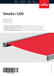 weinor Smaila/LED Gebrauchsanleitung