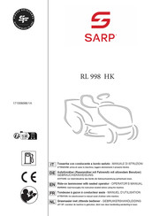 Sarp RL 998 HK Gebrauchsanweisung