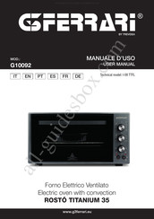 TREVIDEA G3FERRARI ROSTO TITANIUM 35 Bedienungsanleitung