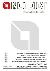 LA NORDICA MONOBLOCCO 1300 H800 Benutzerhandbuch