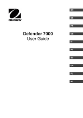 OHAUS Defender 7000 Bedienungsanleitung