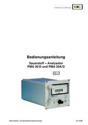 M&C PMA 30/D Bedienungsanleitung