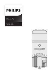 Philips Ultinon Pro W5W-LED Bedienungsanleitung