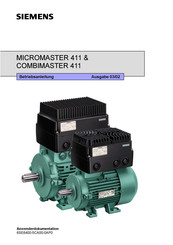 Siemens micromaster 411 Betriebsanleitung
