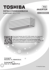 Toshiba RAS-B18S4KVDG-E Installationshandbuch