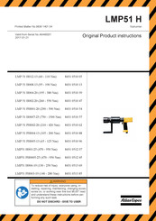 Atlas Copco LMP 51 H0007-25 Original-Produktanweisungen
