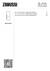 Zanussi ZNLK18ES1 Benutzerinformation