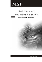 MSI P45 Neo3 V2-Serie Bedienungsanleitung