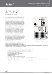 Satel APS-612 Kurzanleitung