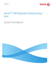 Xerox 700 Digital Color Press Systemhandbuch