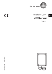 IFM Electronic efector190 O2I Serie Installationsanleitung