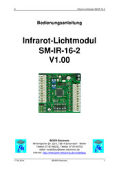 BEIER-Electronic SM-IR-16-2 Bedienungsanleitung