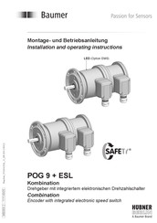 Baumer POG 9 + ESL Montage- Und Betriebsanleitung