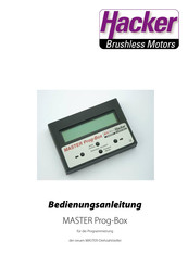 Hacker PROGBOX Bedienungsanleitung