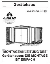 Arrow Storage Products WL1012 B1 Montageanleitung