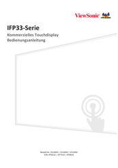 ViewSonic IFP6533-G Bedienungsanleitung
