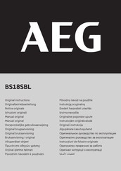 AEG BS 18SBL Originalbetriebsanleitung