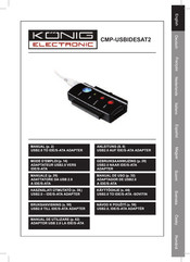 Konig Electronic CMP-USBIDESAT2 Anleitung