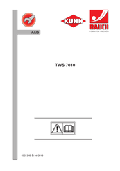 Rauch TWS 7010 Bedienungsanleitung