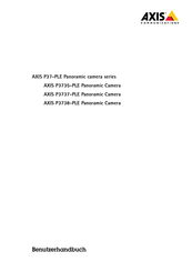 Axis Communications P37-PLE Serie Benutzerhandbuch