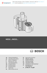 Bosch VitaJuice 2 Gebrauchsanleitung