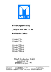 Multi 60/80DPCEQ-L Bedienungsanleitung