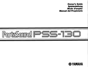 Yamaha PortaSound PSS-130 Spielanleitung
