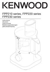 Kenwood FPP210 Bedienungsanleitungen