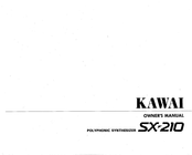 Kawai SX-210 Bedienungsanleitung
