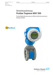 Endress+Hauser Proline Teqwave MW 300 Betriebsanleitung