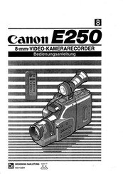 Canon E250 Bedienungsanleitung