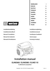 Vetus E-LINE 75 Installationshandbuch