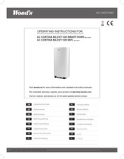 Wood's AC Cortina Silent 12K Smart Home Bedienungsanleitung