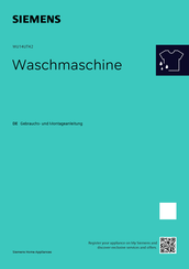Siemens WU14UT42 Gebrauchs- Und Montageanleitung