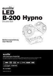 EuroLite LED B-200 Hypno Double Ball Bedienungsanleitung